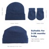 DRESHOW Baby Beanie Hat Mitten Set Infant Toddler Kids Winter
