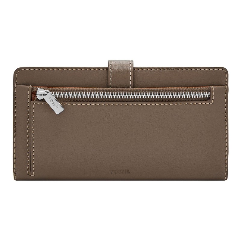 Fossil Women's Lennox Bi-Fold Wallet, gray, S