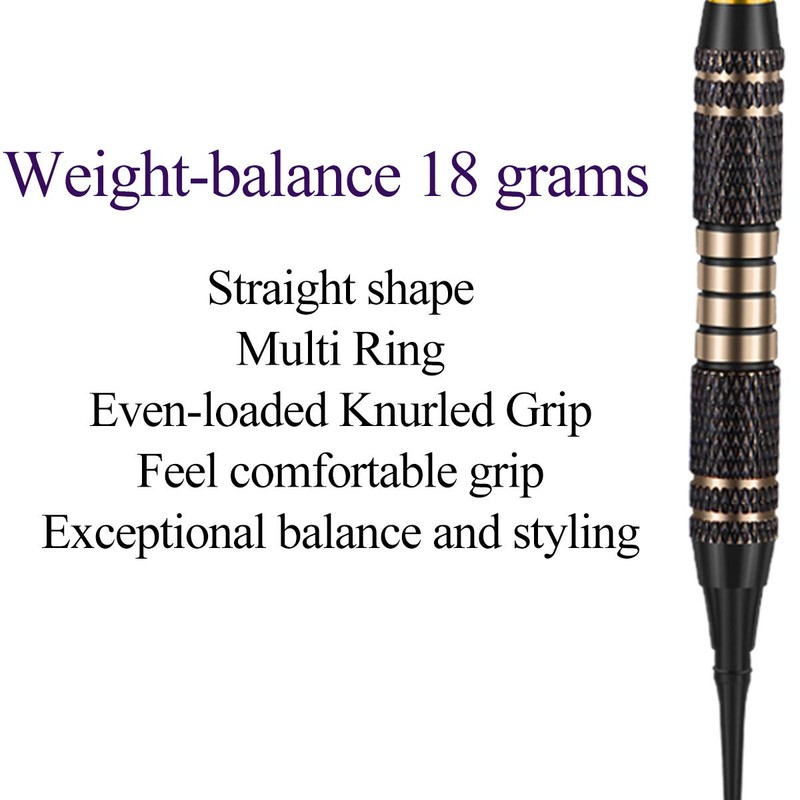 Sanfeng darts with plastic tip for electronic dartboard, 18 g,