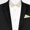 Jacob Alexander Men's Pretied Banded Adjustable Solid Color Bowtie -