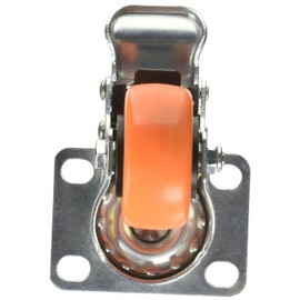 Surtek RV5B Rodaja de PVC naranja giratoria con freno 2"