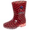 Miraculous Ladybug Girls Light Up Wellington Boots 9 UK Child
