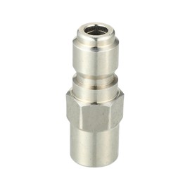 Hihaha Pressure Washer Coupler/Outer Washer Gun Adapter Universal for Car/Durable Stainless Steel 1/8" / 1 Pcs Silver Tone