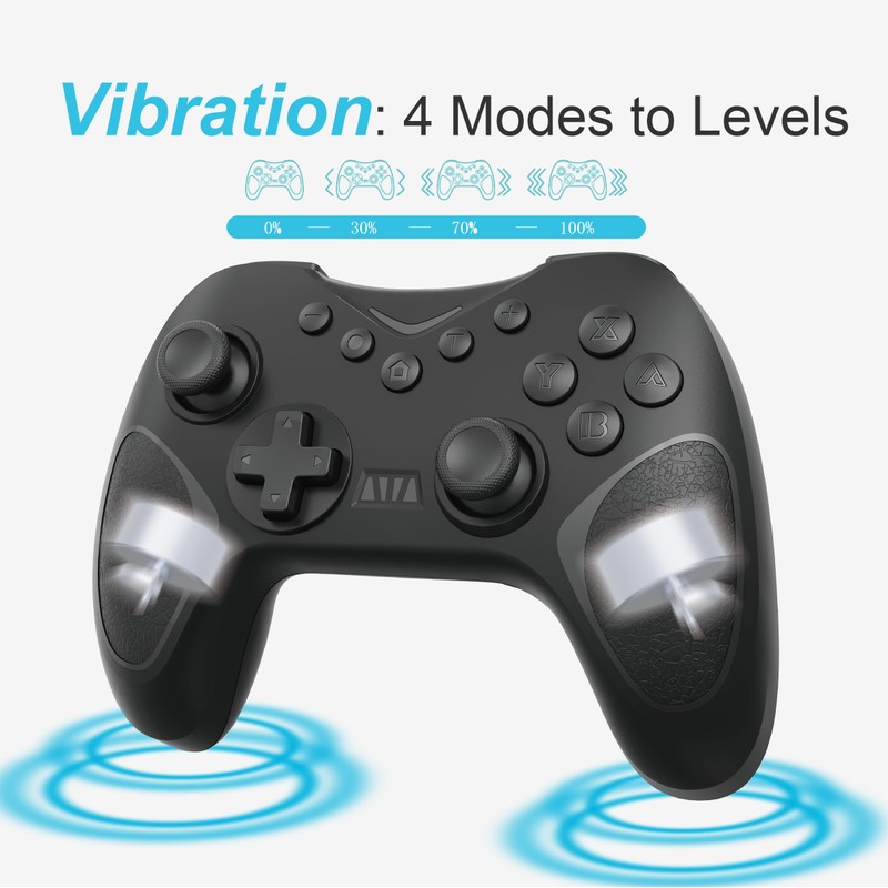 Playnex Wireless Switch Controller 2 PACK for Switch/Switch Lite/OLED/Switch 2/PC