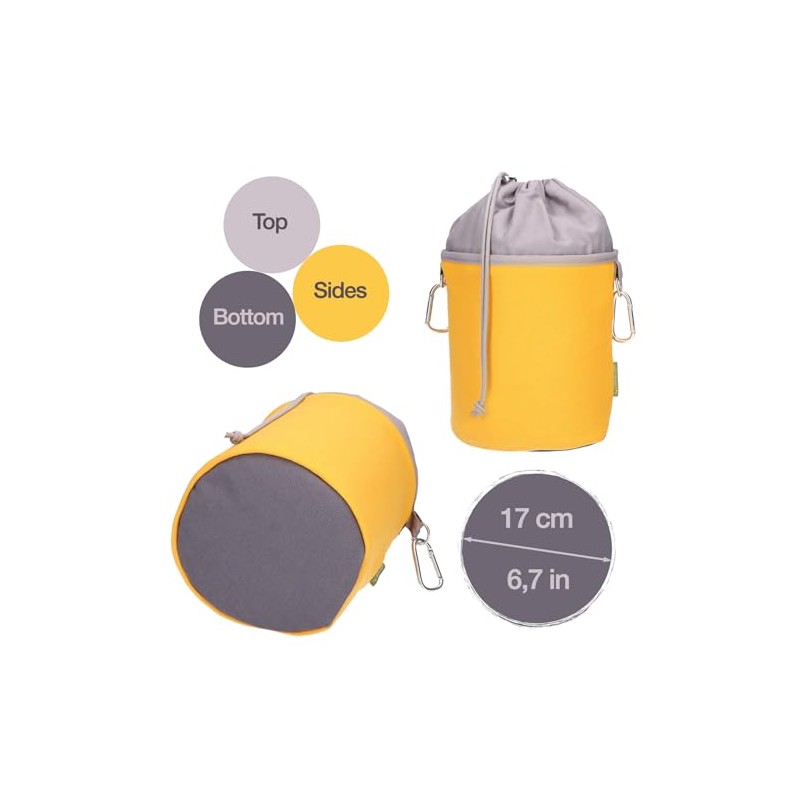 trendfinding Clothes Peg Bag for Hanging with Karabiner Hook -