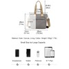 natyrlpog Canvas Tote Bag for Women Small Handbag with Zipper