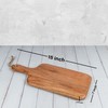 Samhita Acacia Wood Cutting Board, for Meat, Cheese, Bread, Vegetables