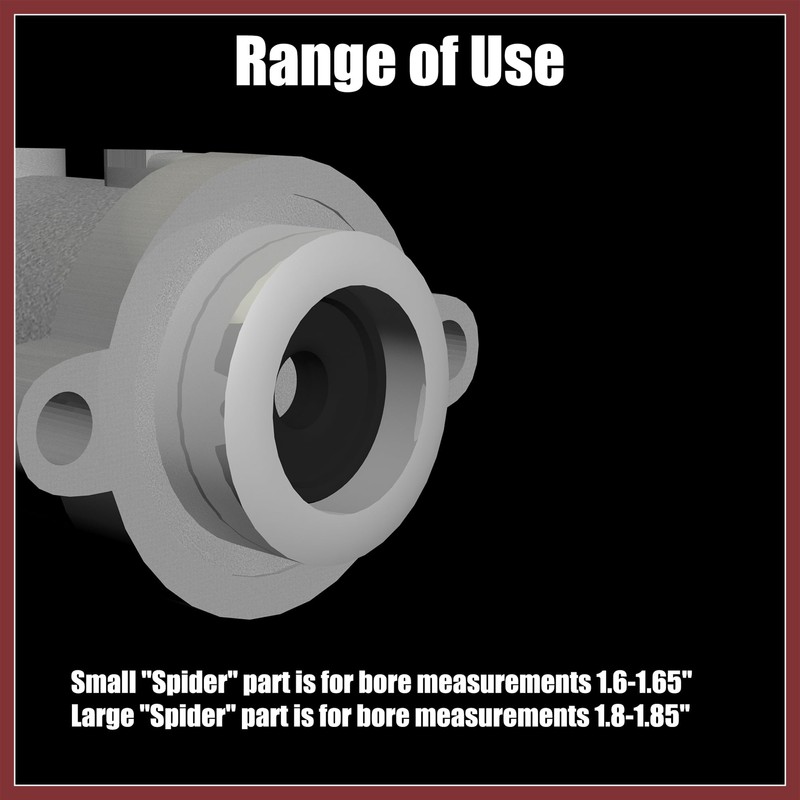 HEROFFIX 1.6 to 1.85" Hydroboost Repair Kit Hydroboost Master Cylinder
