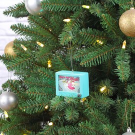 Mr. Christmas 3.75 in. Musical LED TV Ornament - Teal