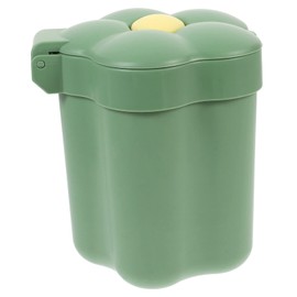 BESPORTBLE Flower Shaped Wastebasket with Lid Rubbish Bin for Office Bedroom Creative Cartoon Design Trash Can for Desktop Storage and Decoration