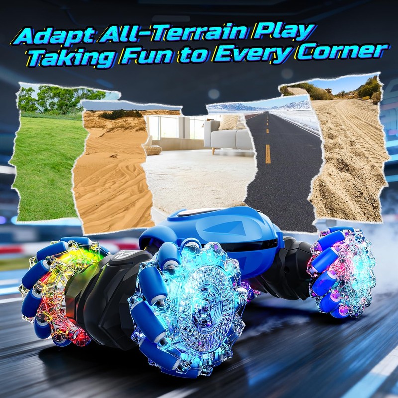 Holyton RC Stunt Car, Gesture Sensing Remote Control Car, 4WD