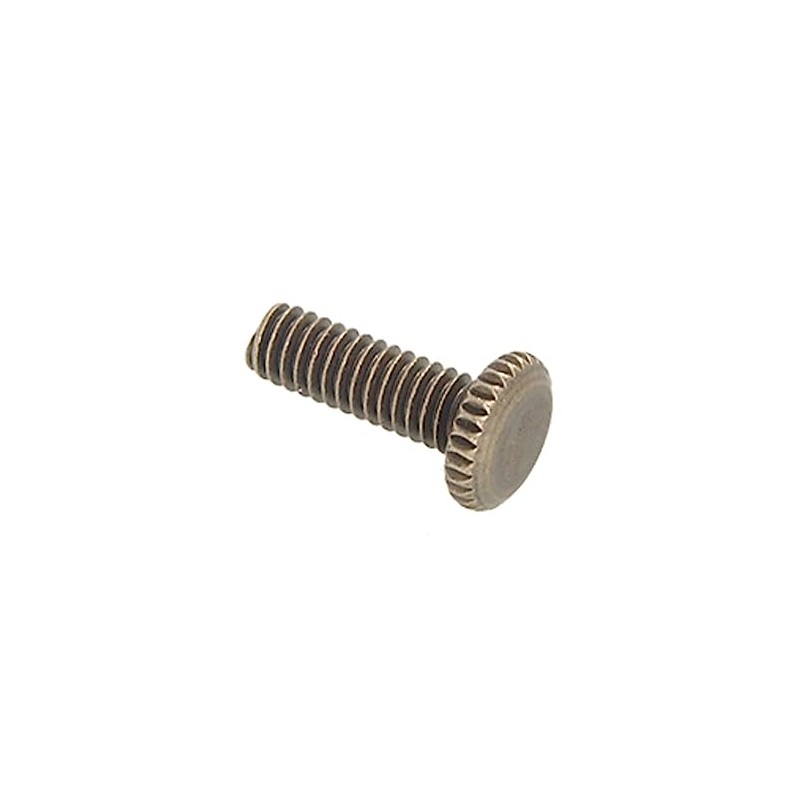 B&P Lamp® 8/32 Antique Brass Finish Thumbhead Screws, 1/2" Length