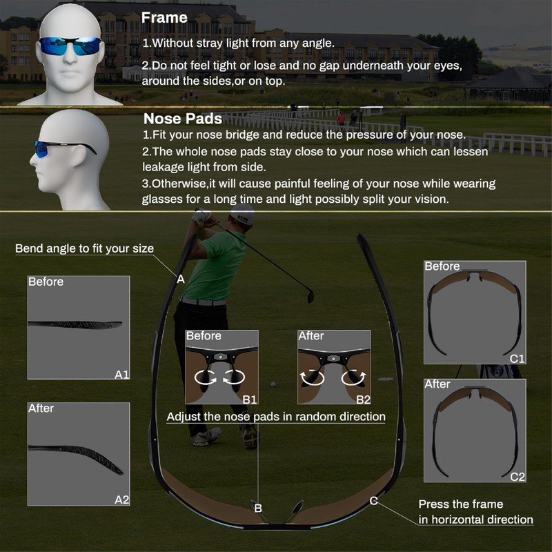 ROCKNIGHT Driving Polarized Sunglasses for Men UV Protection Ultra Lightweight