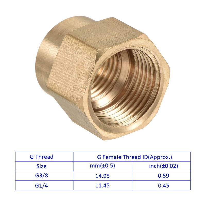 M METERXITY Brass Reducing Coupling Brass Reducer Pipe Fitting Tight
