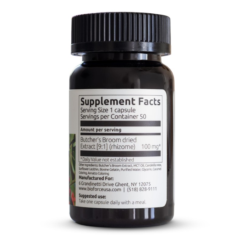 Sanhelios Circu Caps Higher Dose Max Potency Butcher's Broom Extract
