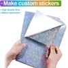 20 Sheets Printable Holographic Sticker Paper Waterproof Quick Drying A4