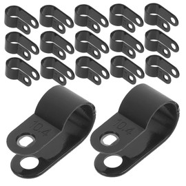 TEHAUX 1000Pcs Wire Management Clips Durable Cable Fasteners for Organization Lightweight and Easy to Use for Fixing and Tidying Wires and Cords