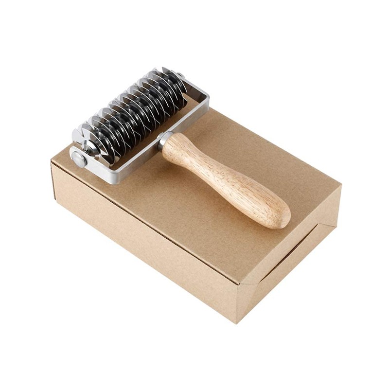 Akaigu Stainless Steel Roller Dough Lattice Pizza Roller Cutter Kitchen