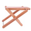 IRIN Wooden Foot Stool Footrest Rest with Carrying Bag for