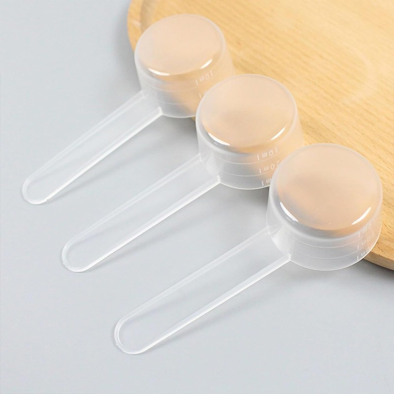 6 PCS Measuring Spoons, Protein Powder Scoop 5g 10g 15g