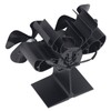 Wood Stove Fan Heat Powered 8 Blades Stove Fan Self