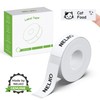 Nelko Genuine P21 Label Maker Tape, 14x40mm (0.55"x1.57"), Standard Laminated