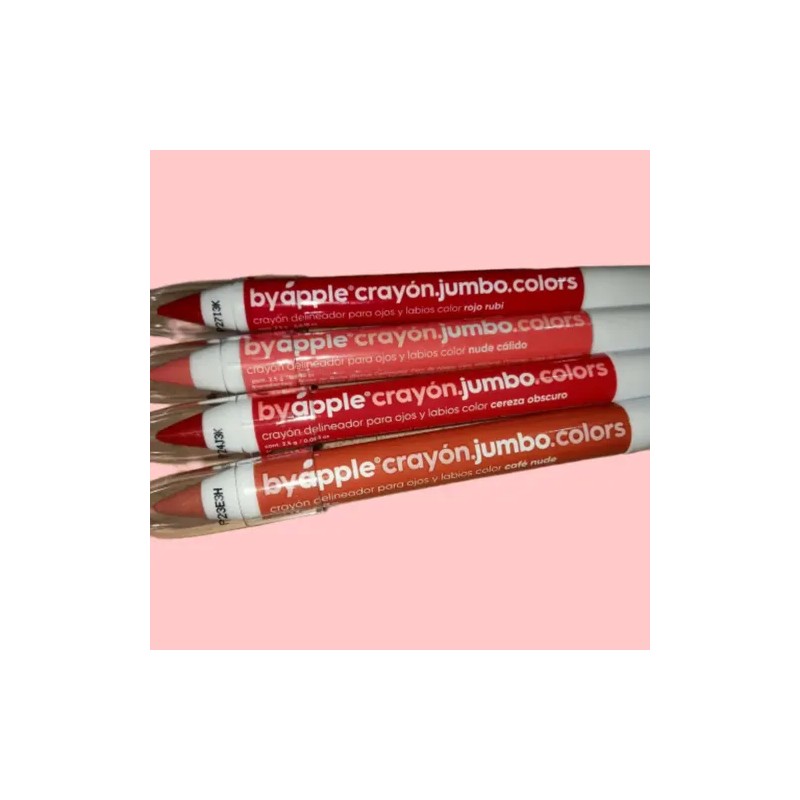 Labial By Apple Crayon Jumbo Colors Kit De 4 Piezas