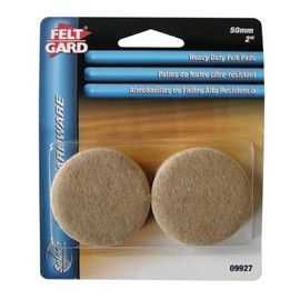 Felt Gard 50mm Round Furniture and Floor Protection Pads (Pack of 4) 09927