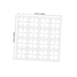 DOITOOL 16pcs Geometric Shape Stencils Drawing Stencils for DIY Painting Wall Painting Templates