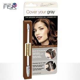 Cover Your Gray Two-in-One Mascara & Lip Gloss Type Gray Gray Cover USA direct import, dark brown, 1 pc / 커버유어그레이 투-인-원 마스카라 & 립그로스 타입 새치커버 USA 직수입, 짙은갈색, 1개