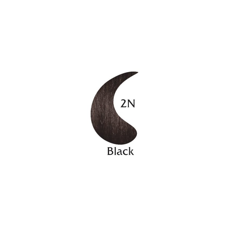EcoColors Haircolor Black 2N(2 oz color 2 oz developer)