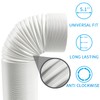 Portable Air Conditioner Hose 5.1 Inch Diameter,Portable AC Hose Exhaust