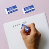Bojueshaw 2pcs White PVC Pencil Erasers,Classic 2B Pencil Erasers,Student Drawing
