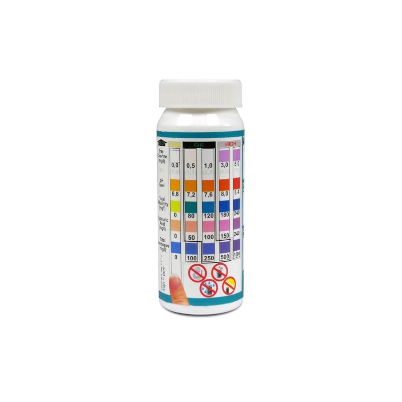 POOL Total 5 in 1 Pool Test Strips - 50