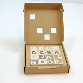 Bajo Wooden Toys 92340 Earth Colours Alphabet