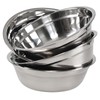 Xyskin Set of 4 Stainless Steel Mixing Bowl Set, Metal