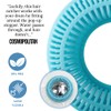 TUBRING The Ultimate Tub Drain Protector Hair Catcher/Strainer/Snare (Aqua)