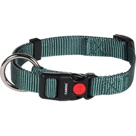 Ziggi Dark Green Small Necklace 30-45cm 15mm