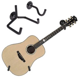 Colorfylcoco Wall Mounted Electric Guitar Hanger, Wall Hanger, Stand Display Holder for Electric Guitar/Electric Bass, Musical Instrument Hanger (For Acoustic Guitar)