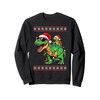 Christmas Sea Turtle T-Rex Dinosaur Tyrannosaurus Rex Sweatshirt