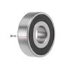 TA-VIGOR 10Pcs 16100-2RS Deep Groove Ball Bearings, Z2 10mm x