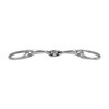 Equine Smile ES0123 Olive Head Bit Simple Broken Stainless Steel