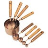 Muchtolove Measuring Cups and Spoons Set of 8, Stainless Steel