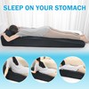 ROYALAY Pregnancy Pillow for Stomach Sleepers with Hole, 70in Full
