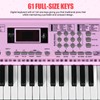 Electric Piano Keyboard, Digital 61 Key Piano Keyboard Kids with