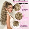 Ponytail Extension, Claw Clip Ponytail Extension Long Wave Ponytail Extensions