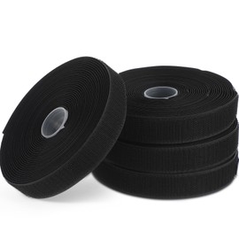 Zonon 4 Roll 100 Feet Carpet Marker Strips for Classroom Nylon Carpet Strip Tape Floor Spots Dots for School Teachers Supplies Classroom Decoration Back to School Office(Black)