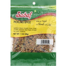 Sadaf Pickling Spice - Pickling Spice for Cooking & Food Flavoring - Mix Spices - Seasoning & Spices - Kosher & Vegetarian - 1 oz Resealable Bag