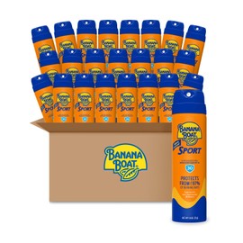 Banana Boat Sport Ultra Spray Sunscreen SPF 30, 1.8oz | Travel Size Sunscreen Spray SPF 30, Mini Sunblock, 1.8oz (Pack of 24)