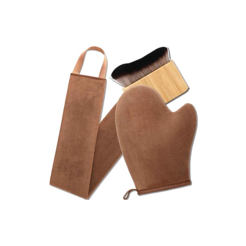 Yamobi 3 Pack Selbstbräuner Handschuh Set Self Tan Applikator mit